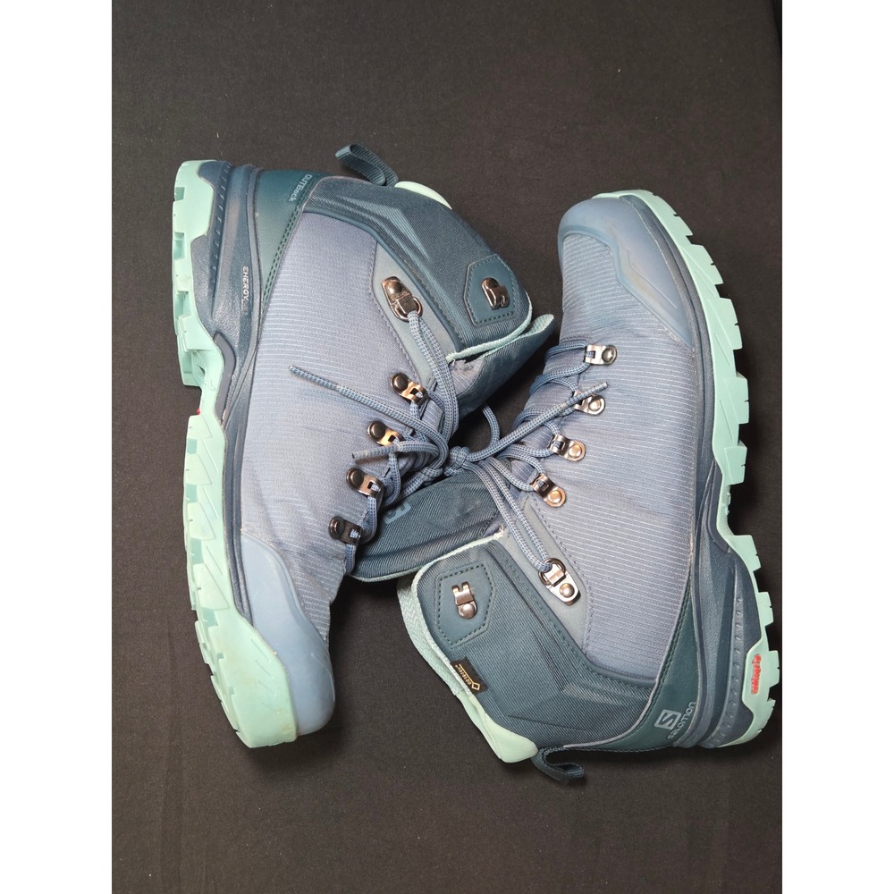 Salomon Outback‎ 500 GTX Gore-Tex Hiking Boots Blue Womens 9 406930